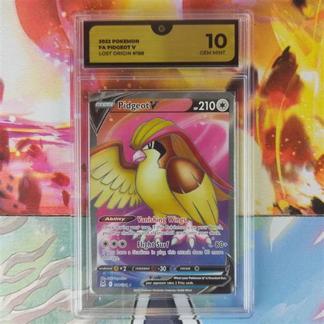 The Pok Mon Company Samling Graded Card Pidgeot V Catawiki