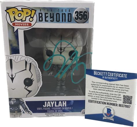 Sofia Boutella Signed Autographed Funko Pop Jaylah Star Trek Beyond