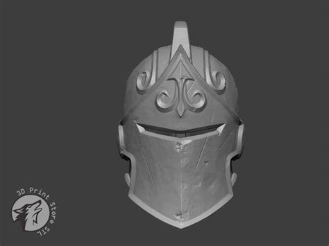 Black Knight Helmet From Fortnite - 3D Model by 3dprintstorestl