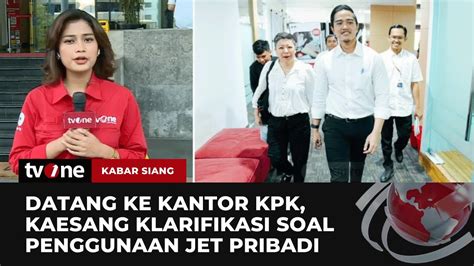 Kaesang Datang Ke Kantor KPK Untuk Klarifikasi Penggunaan Jet Pribadi