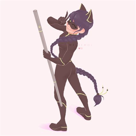 Lady Noire Miraculous Ladybug Fan Art 44606131 Fanpop