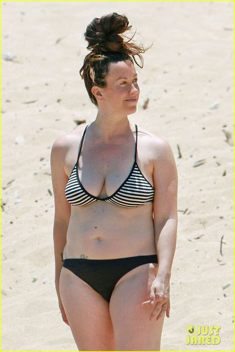 Alanis Morissette Bikini Beach Vacation With Ever Alanis Morissette