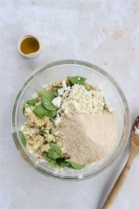 Spinach And Feta Quinoa Patties Del S Cooking Twist