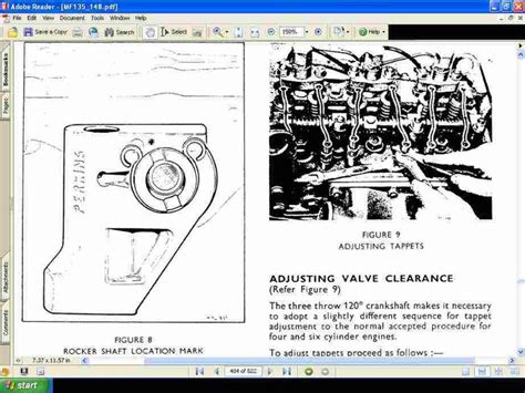 Massey Ferguson Mf 135 148 Tractor Workshop Manual 535pg With Service And Repair Data Etsy Australia