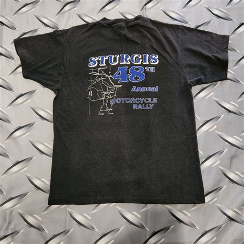 Vintage 1988 Sturgis Motorcycle Rally T Shirt Single Gem