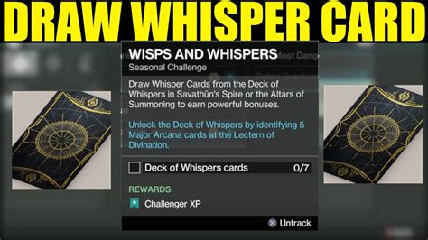 How To Draw Whisper Cards From The Deck Of Whispers How To Unlock