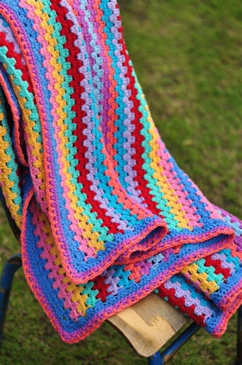 Finally Competed My Granny Stripe Blanket Using Stylecraft Special Dk