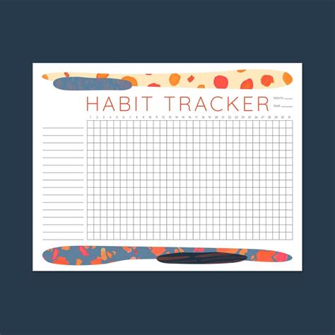 Autumn Theme Habit Tracker Etsy