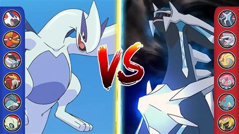 Pokemon Battle Legendary Johto Legendaries Vs Sinnoh Legendaries Youtube