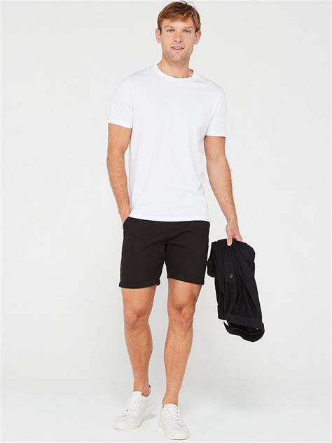 Brave Soul Chino Short Black Uk