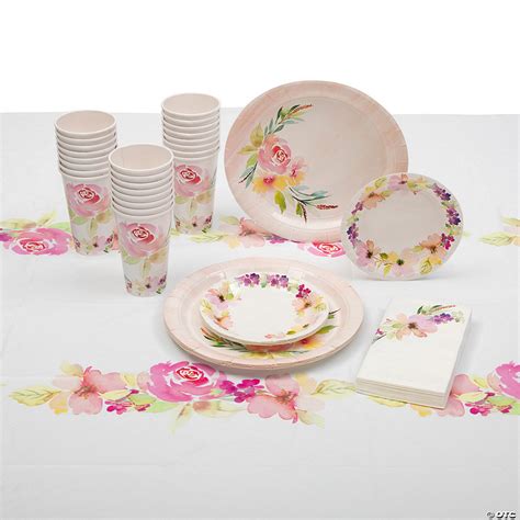 Garden Party Tableware Kit For 8 Guests Oriental Trading