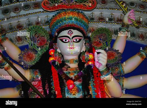 Durga Idol Image Clay Durga Goddess Picdurga Ji Ki Murtimaa Durga