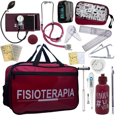 Kit Fisioterapia Goniometro Martelo Buck Estagio Saude Adipometro