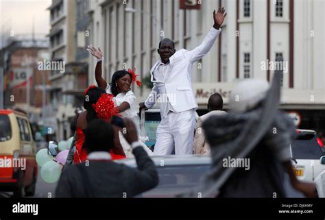 Harare Zimbabwe 22nd Nov 2013 William Masvinu Back To Back Champion Of Zimbabwe S Annual Mr