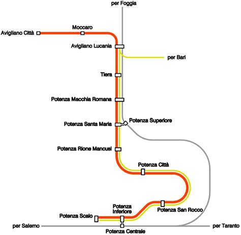 Metro Subway Map Catanzaro • Mapsof.net