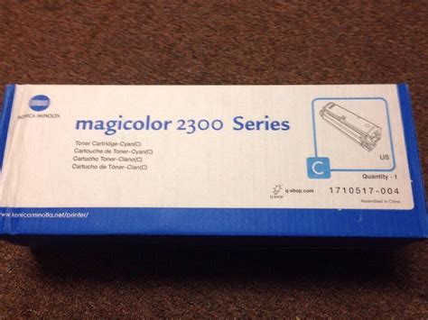 Genuine Konica Minolta Qms Magicolor W Toner Cyan