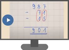 Schriftliche Subtraktion Mit Mehreren Zahlen Mmgkinderseite