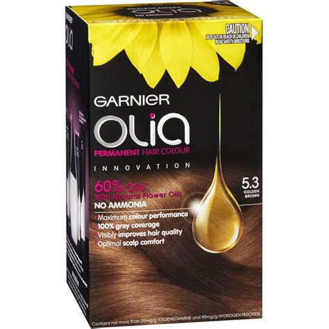 Garnier Olia Permanent Hair Colour 53 Golden Brown Big W