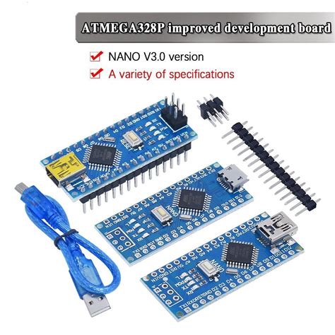 1PCS Promotion For Arduino Nano 3 0 Atmega328 Controller Compatible