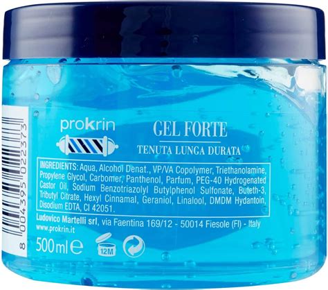 Prokrin Gel Forte Vaso Tenuta Lunga Durata Ml Dav Hair