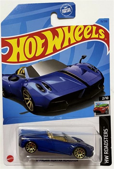 Hot Wheels Hw Roadsters 17 Pagani Huayra Roadster Blue 38b