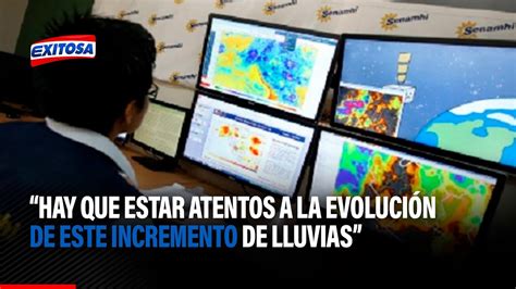 🔴🔵senamhi Hay Que Estar Atentos A La Evolución De Este Incremento De Lluvias Youtube