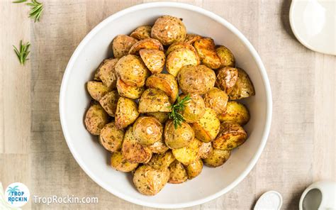 Air Fryer Rosemary Potatoes Trop Rockin