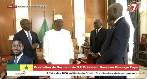 Direct De Palais Passation De Pouvoir Entre Le Pr Macky Sall Et Le Pr