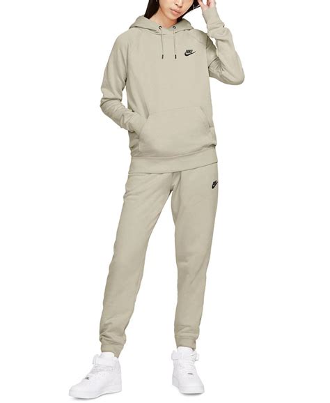 Nike Womens Essentials Fleece Hoodie And Sweatpants Set And Reviews