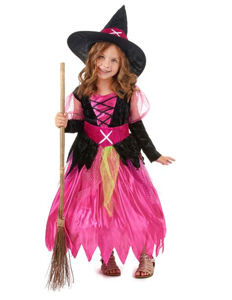 Disfraz de bruja para niña ideal para Halloween Vegaoo