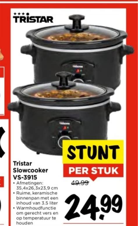 Tristar Slowcooker Aanbieding Bij Vomar Voordeelmarkt