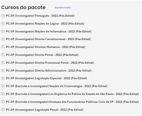 RATEIO COMBO PC SP PÓS EDITAL INVESTIGADOR ALFACON E ESTRATÉGIA 2022