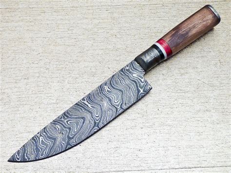 Damascus Steel Custom Hand Made Hunters Kitchen Chef Knife