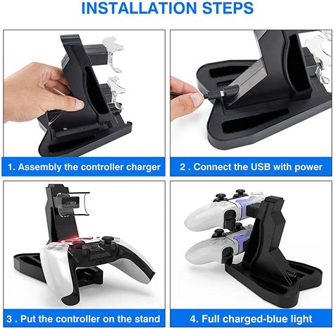 Pimpimsky Station De Chargement Pour Manettes Ps Support De Chargeur