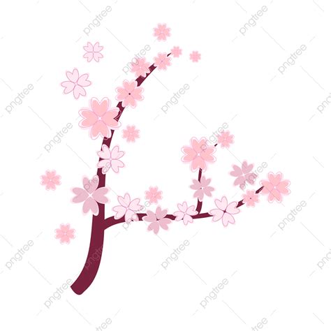 Cherry Blossom Flower Vector Png Images Pink Cherry Blossoms Flowers 14 Nature Floral Season