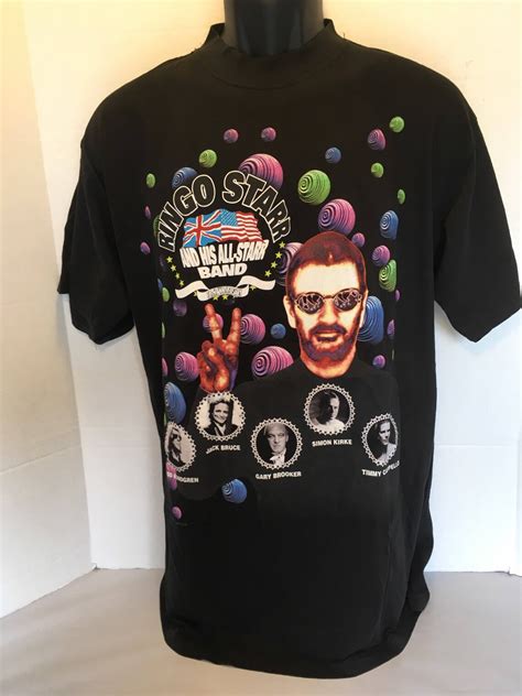 Ringo Starr And His All Starr Band 10th Anniversary Tour T Shirt Tee