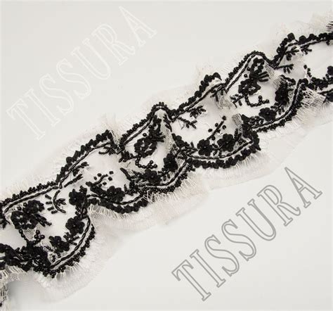 Embroidered Chantilly Lace Trim Chantilly Embroidered Exclusive