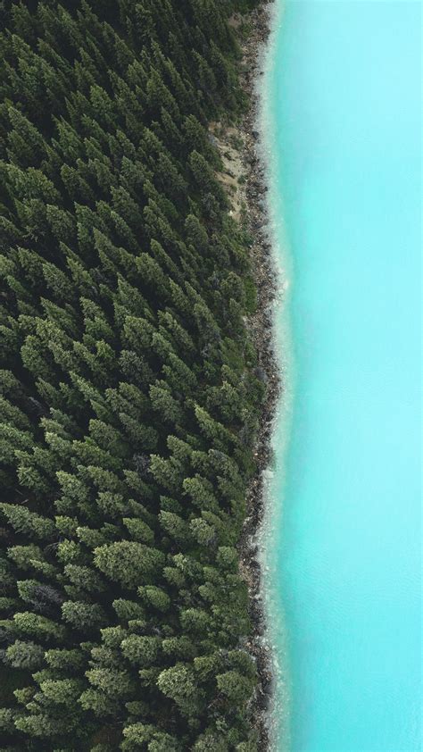 Aerial View Of Berg Lake British Columbia Canada Windows Spotlight