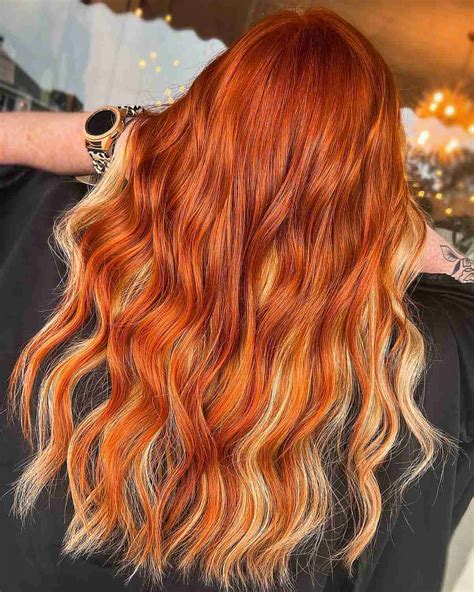 Hair Color Ideas With Blonde And Red Coloring Pages