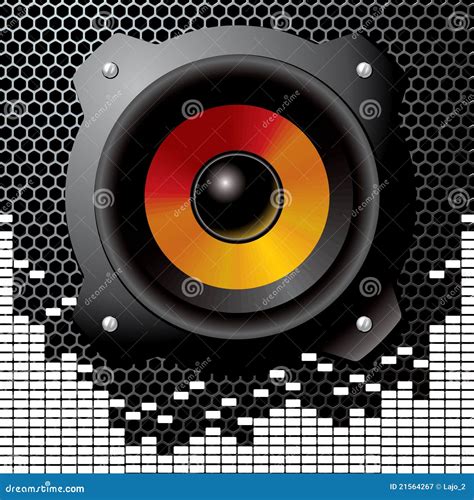 Vector Audio Speaker Stock Vector Illustration Of Grunge 21564267