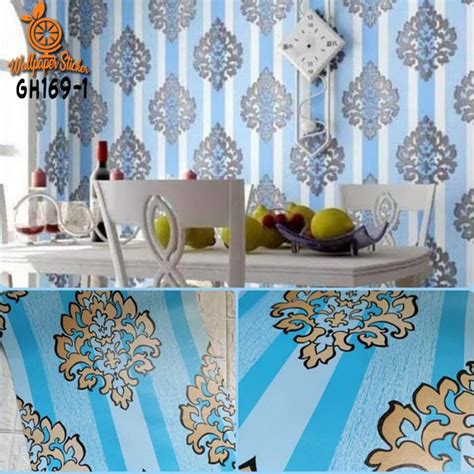 Jual Wallpaper Sticker Gh Motif Batik Meter X Cm Shopee