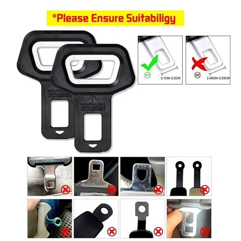 Seat Belt Alarm Silencer And Bottle Opener Beep Stopper2 Pcs