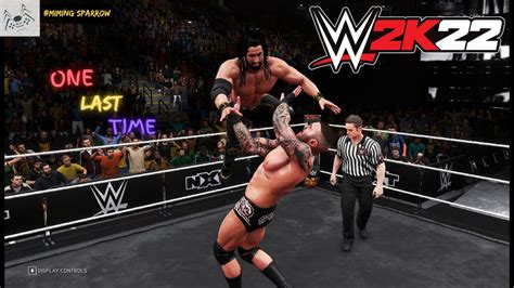 WWE 2K22 One Last Time Live WWE Wrestlemania Party WWE YouTube