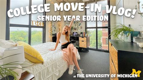 COLLEGE MOVE IN VLOG 2022 Senior Year Apartment Move In Day At The