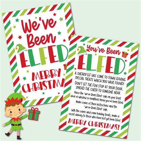 Youve Been Elfed Its Time To Elf Your Neighbors With This Fun T