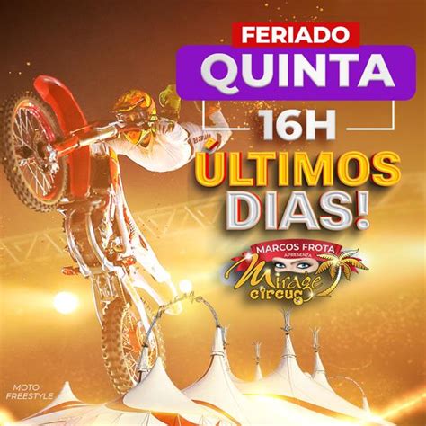 Circo Mirage Circus Porto Alegre RS 07 SET às 16h Guiche Web