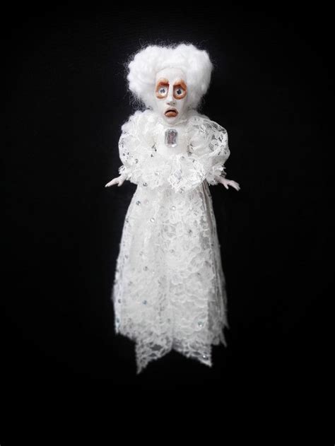 Ghost Art Doll Haunted Doll Halloween Wall Art Spooky Decor Etsy