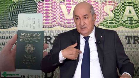 Visas pour la France pour les Algériens ce qua dit Tebboune au Figaro