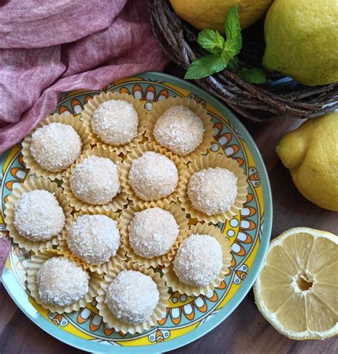 Tartufini Al Limone Ricette Di Cucina Con Me Graziella Dessert