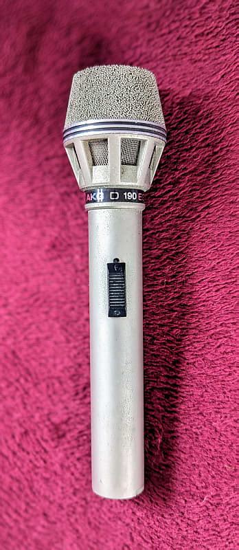 Vintage AKG D190es Dynamic Cardioid Microphone Good Reverb UK